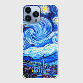 Чехол для iPhone 13 Pro Max с принтом ВАНГОГ ,  |  | Тематика изображения на принте: art | impressionism | night | painting | planets | sky | stars | style | van gogh | waves | ван гог | вихрь | волны | живопись | звезды | импрессионизм | искусство | краски | небо | ночь | рисунок | стиль