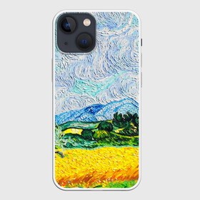 Чехол для iPhone 13 mini с принтом ВАНГОГ ПОЛЕ ,  |  | Тематика изображения на принте: art | impressionism | night | painting | planets | sky | stars | style | van gogh | waves | ван гог | вихрь | волны | живопись | звезды | импрессионизм | искусство | краски | небо | ночь | рисунок | стиль