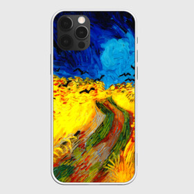 Чехол для iPhone 12 Pro Max с принтом ВАНГОГ НОЧНОЕ ПОЛЕ , Силикон |  | art | impressionism | night | painting | planets | sky | stars | style | van gogh | waves | ван гог | вихрь | волны | живопись | звезды | импрессионизм | искусство | краски | небо | ночь | рисунок | стиль