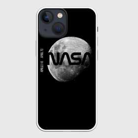 Чехол для iPhone 13 mini с принтом Nasa Apollo 16 ,  |  | apollo 16 | apolo 16 | nasa | аполлон 16 | аполон 16 | наса | насса