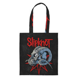 Сумка 3D повседневная с принтом Slipknot , 100% полиэстер | Плотность: 200 г/м2; Размер: 34×35 см; Высота лямок: 30 см | slipknot | we are not your kind | альтернативный метал | грув метал | метал | музыка | ню метал | слипнот