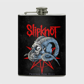 Фляга с принтом Slipknot , металлический корпус | емкость 0,22 л, размер 125 х 94 мм. Виниловая наклейка запечатывается полностью | Тематика изображения на принте: slipknot | we are not your kind | альтернативный метал | грув метал | метал | музыка | ню метал | слипнот