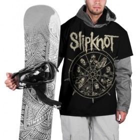 Накидка на куртку 3D с принтом Slipknot , 100% полиэстер |  | slipknot | we are not your kind | альтернативный метал | грув метал | метал | музыка | ню метал | слипнот