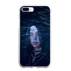 Чехол для iPhone 7Plus/8 Plus матовый с принтом Billie Eilish Ocean Eyes , Силикон | Область печати: задняя сторона чехла, без боковых панелей | bad guy | billie eilish | билли айлиш | эйлиш