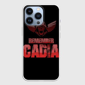 Чехол для iPhone 13 Pro с принтом Remember Cadia ,  |  | Тематика изображения на принте: 40000 | 40k | chaos | dawn of war | fantasy | imperium | marines | orks | soulstorm | space | вархаммер | ваха | дов | ересь хоруса | император | империум | орки | примархи | хаос