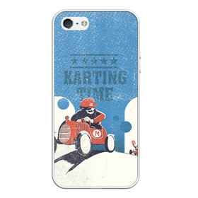 Чехол для iPhone 5/5S матовый с принтом Karting time , Силикон | Область печати: задняя сторона чехла, без боковых панелей | karting | автомобили | вождение | гонки | картинг | машины | рэйсинг | экстрим | экстримальныйспорт