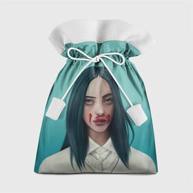 Подарочный 3D мешок с принтом Blood , 100% полиэстер | Размер: 29*39 см | bad guy | billie eilish | билли айлиш | эйлиш