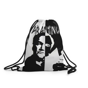 Рюкзак-мешок 3D с принтом Tarantino , 100% полиэстер | плотность ткани — 200 г/м2, размер — 35 х 45 см; лямки — толстые шнурки, застежка на шнуровке, без карманов и подкладки | Тематика изображения на принте: quentin tarantino | квентин тарантино