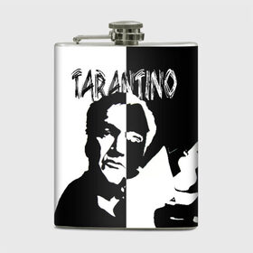 Фляга с принтом Tarantino , металлический корпус | емкость 0,22 л, размер 125 х 94 мм. Виниловая наклейка запечатывается полностью | Тематика изображения на принте: quentin tarantino | квентин тарантино