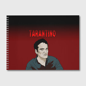 Альбом для рисования с принтом Tarantino , 100% бумага
 | матовая бумага, плотность 200 мг. | Тематика изображения на принте: quentin tarantino | квентин тарантино