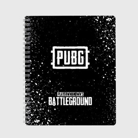 Тетрадь с принтом РЮКЗАК PUBG , 100% бумага | 48 листов, плотность листов — 60 г/м2, плотность картонной обложки — 250 г/м2. Листы скреплены сбоку удобной пружинной спиралью. Уголки страниц и обложки скругленные. Цвет линий — светло-серый
 | battle royal | playerunknowns battlegrounds | pubg | пабг | пубг