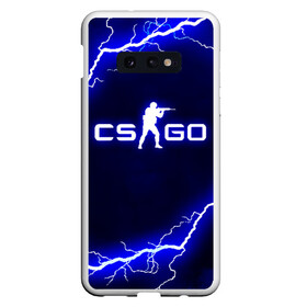 Чехол для Samsung S10E с принтом CS GO LIGHTNING STYLE , Силикон | Область печати: задняя сторона чехла, без боковых панелей | astralis | awp | counter strike | cs go | cs go global offensive | faze clan | hyper beast | team liquid | thunder | астралис | молнии | тим ликвид | фейз клан | хайпер бист | шторм