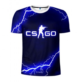 Мужская футболка 3D спортивная с принтом CS GO LIGHTNING STYLE , 100% полиэстер с улучшенными характеристиками | приталенный силуэт, круглая горловина, широкие плечи, сужается к линии бедра | astralis | awp | counter strike | cs go | cs go global offensive | faze clan | hyper beast | team liquid | thunder | астралис | молнии | тим ликвид | фейз клан | хайпер бист | шторм