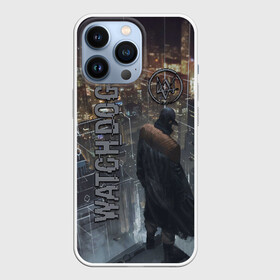 Чехол для iPhone 13 Pro с принтом Watch Dogs ,  |  | hack | killer | legion | review | walkthrough | watch dogs 2 | ватч | догс | иллинойс | лис | мститель | ниндзя | сторожевые псы | фрост | хакер | черный | чикаго | штат | эйден пирс