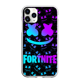 Чехол для iPhone 11 Pro матовый с принтом FORTNITE x MARSHMELLO NEON  , Силикон |  | 2019 | armor | armour | cybersport | esport | fortnite | game | llama | logo | броня | игра | киберспорт | лама | фиолетовый | фирменные цвета | фортнайт