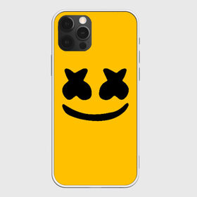 Чехол для iPhone 12 Pro Max с принтом MARSHMELLO HAPPIER , Силикон |  | america | dj | marshmello | usa | америка | маршмелло