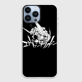 Чехол для iPhone 13 Pro Max с принтом EVANGELION (LOGO) ,  |  | Тематика изображения на принте: angel | eva | evangelion | neon genesis evangelion | nerv | аска лэнгли сорью | ева | евангелион | мисато кацураги | рей аянами | синдзи