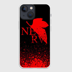 Чехол для iPhone 13 mini с принтом EVANGELION (NERV) ,  |  | angel | eva | evangelion | neon genesis evangelion | nerv | аска лэнгли сорью | ева | евангелион | мисато кацураги | рей аянами | синдзи