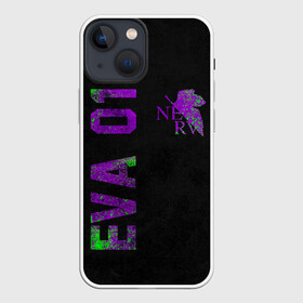 Чехол для iPhone 13 mini с принтом Eva 01 ,  |  | angel | eva | evangelion | neon genesis evangelion | nerv | аска лэнгли сорью | ева | евангелион | мисато кацураги | рей аянами | синдзи