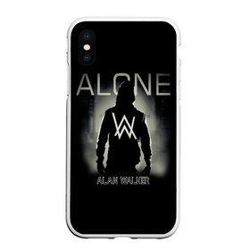 Чехол для iPhone XS Max матовый с принтом Alan Walker , Силикон | Область печати: задняя сторона чехла, без боковых панелей | alan | alone | darkside | different | dj | faded | house | k 391 | live | music | olav | remix | techno | walker | walkers | walkzz | world | алан | диджей | техно | уокер