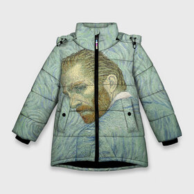 Зимняя куртка для девочек 3D с принтом Ван Гог , ткань верха — 100% полиэстер; подклад — 100% полиэстер, утеплитель — 100% полиэстер. | длина ниже бедра, удлиненная спинка, воротник стойка и отстегивающийся капюшон. Есть боковые карманы с листочкой на кнопках, утяжки по низу изделия и внутренний карман на молнии. 

Предусмотрены светоотражающий принт на спинке, радужный светоотражающий элемент на пуллере молнии и на резинке для утяжки. | gogh | van | vincent | willem | ван | винсент | гог | постимпрессионизм | художник