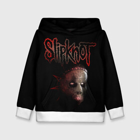 Детская толстовка 3D с принтом Slipknot Jay , 100% полиэстер | двухслойный капюшон со шнурком для регулировки, мягкие манжеты на рукавах и по низу толстовки, спереди карман-кенгуру с мягким внутренним слоем | band | creepy | drum | drummer | jay | mask | metal | rock | scary | slipknot | слипкнот