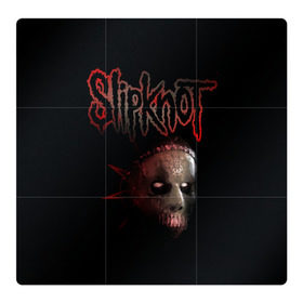 Магнитный плакат 3Х3 с принтом Slipknot Jay , Полимерный материал с магнитным слоем | 9 деталей размером 9*9 см | band | creepy | drum | drummer | jay | mask | metal | rock | scary | slipknot | слипкнот