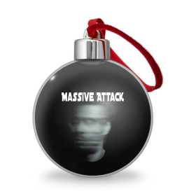 Ёлочный шар с принтом Massive Attack , Пластик | Диаметр: 77 мм | грант маршалл | роберт дель ная | трип хоп