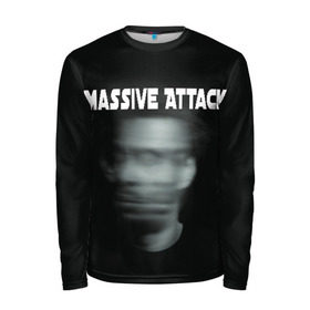 Мужской лонгслив 3D с принтом Massive Attack , 100% полиэстер | длинные рукава, круглый вырез горловины, полуприлегающий силуэт | грант маршалл | роберт дель ная | трип хоп