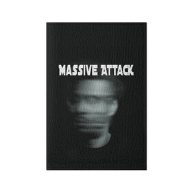 Обложка для паспорта матовая кожа с принтом Massive Attack , натуральная матовая кожа | размер 19,3 х 13,7 см; прозрачные пластиковые крепления | Тематика изображения на принте: грант маршалл | роберт дель ная | трип хоп