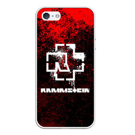 Чехол для iPhone 5/5S матовый с принтом RAMMSTEIN , Силикон | Область печати: задняя сторона чехла, без боковых панелей | lindemann | rammstein | рамштайн | тилль линдеманн