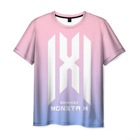 Мужская футболка 3D с принтом Monsta X , 100% полиэфир | прямой крой, круглый вырез горловины, длина до линии бедер | hyungwon | i.m | jooheon | k pop | kihyun | kpop | minhyuk | monbebe | monsta x | shownu | wonho | к поп | монста икс