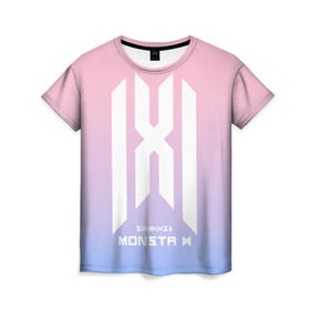 Женская футболка 3D с принтом Monsta X , 100% полиэфир ( синтетическое хлопкоподобное полотно) | прямой крой, круглый вырез горловины, длина до линии бедер | hyungwon | i.m | jooheon | k pop | kihyun | kpop | minhyuk | monbebe | monsta x | shownu | wonho | к поп | монста икс