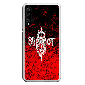 Чехол для Honor 20 с принтом SLIPKNOT , Силикон | Область печати: задняя сторона чехла, без боковых панелей | corey taylor | mick thomson. | music | slipknot | we are not your kind | альтернативный метал | готик | грув метал | метал | музыка | ню метал | слипкнот | слипнот