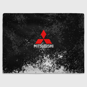 Плед 3D с принтом MITSUBISHI , 100% полиэстер | закругленные углы, все края обработаны. Ткань не мнется и не растягивается | mitsubishi | sport | митсубиси | митсубиши | спорт