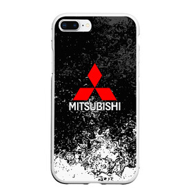 Чехол для iPhone 7Plus/8 Plus матовый с принтом MITSUBISHI , Силикон | Область печати: задняя сторона чехла, без боковых панелей | mitsubishi | sport | митсубиси | митсубиши | спорт