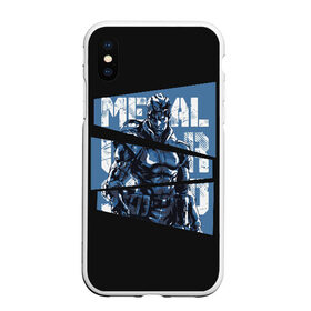 Чехол для iPhone XS Max матовый с принтом Metal Gear , Силикон | Область печати: задняя сторона чехла, без боковых панелей | big boss | gear | hideo kojima | konami | metal | mgs | mgs5 | raiden | snake | solid | большой босс | конами | мгс | металл | райден | снейка | твердый | хидео кодзима | шестерни