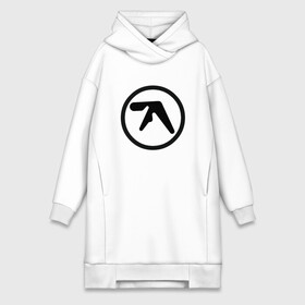 Платье-худи хлопок с принтом Aphex Twin ,  |  | intelligent dance music | драм энд бэйс | ричард дэвид джеймс | техно | эйсид | эмбиент