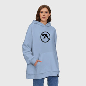 Худи SuperOversize хлопок с принтом Aphex Twin , 70% хлопок, 30% полиэстер, мягкий начес внутри | карман-кенгуру, эластичная резинка на манжетах и по нижней кромке, двухслойный капюшон
 | intelligent dance music | драм энд бэйс | ричард дэвид джеймс | техно | эйсид | эмбиент