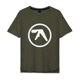 Мужская футболка хлопок Oversize с принтом Aphex Twin , 100% хлопок | свободный крой, круглый ворот, “спинка” длиннее передней части | Тематика изображения на принте: intelligent dance music | драм энд бэйс | ричард дэвид джеймс | техно | эйсид | эмбиент