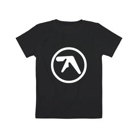 Детская футболка хлопок с принтом Aphex Twin , 100% хлопок | круглый вырез горловины, полуприлегающий силуэт, длина до линии бедер | Тематика изображения на принте: intelligent dance music | драм энд бэйс | ричард дэвид джеймс | техно | эйсид | эмбиент