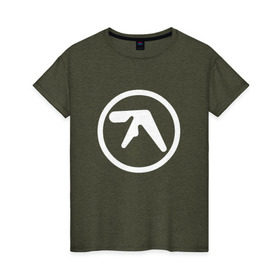 Женская футболка хлопок с принтом Aphex Twin , 100% хлопок | прямой крой, круглый вырез горловины, длина до линии бедер, слегка спущенное плечо | intelligent dance music | драм энд бэйс | ричард дэвид джеймс | техно | эйсид | эмбиент