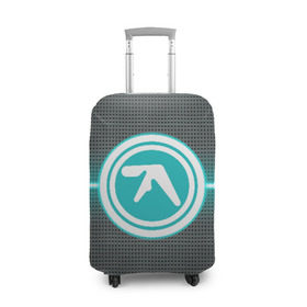 Чехол для чемодана 3D с принтом Aphex Twin , 86% полиэфир, 14% спандекс | двустороннее нанесение принта, прорези для ручек и колес | intelligent dance music | драм энд бэйс | ричард дэвид джеймс | техно | эйсид | эмбиент
