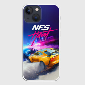 Чехол для iPhone 13 mini с принтом NEED FOR SPEED   HEAT (2019) ,  |  | 2019 | auto | for | game | games | heat | logo | need | neon | nfs | racing | speed | symbol | tuning | авто | гонки | жажда | жара | игра | игры | лого | логотип | неон | нфс | символ | скорости | тепло | тюнинг | хеат | хит | хот