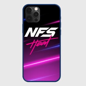 Чехол для iPhone 12 Pro с принтом NFS: Heat (NEON) , силикон | область печати: задняя сторона чехла, без боковых панелей | 2019 | auto | for | game | games | heat | logo | need | neon | nfs | racing | speed | symbol | tuning | авто | гонки | жажда | жара | игра | игры | лого | логотип | неон | нфс | символ | скорости | тепло | тюнинг | хеат | хит | хот