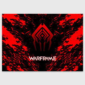 Поздравительная открытка с принтом РЮКЗАК WARFRAME RED STALKER , 100% бумага | плотность бумаги 280 г/м2, матовая, на обратной стороне линовка и место для марки
 | Тематика изображения на принте: 2019 | fortuna | red stalker | stalker | warframe | варфрейм | лотос | сталкер | тэнно