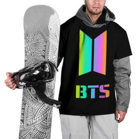 Накидка на куртку 3D с принтом РЮКЗАК BTS , 100% полиэстер |  | bangtan boys | beyond the scene | bts | k pop | kpop | love yourself | бтс | к поп
