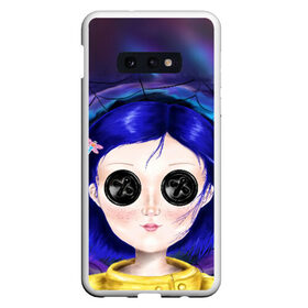 Чехол для Samsung S10E с принтом Coraline , Силикон | Область печати: задняя сторона чехла, без боковых панелей | coraline | neil gaiman | тим бёртон