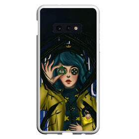 Чехол для Samsung S10E с принтом Coraline , Силикон | Область печати: задняя сторона чехла, без боковых панелей | coraline | neil gaiman | тим бёртон