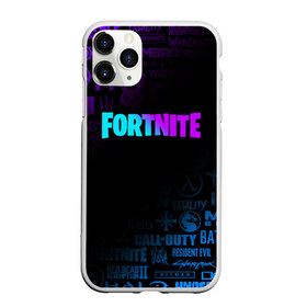 Чехол для iPhone 11 Pro матовый с принтом FORTNITE , Силикон |  | borderlands | call of duty | counter strike | cs go | dark souls | devil may cry | dmc | face | fallout | far cry | stalker | tes | the elder scrolls | the last of us | the witcher | warframe | watch dogs | варфрейм | ведьмак | масс эффект |